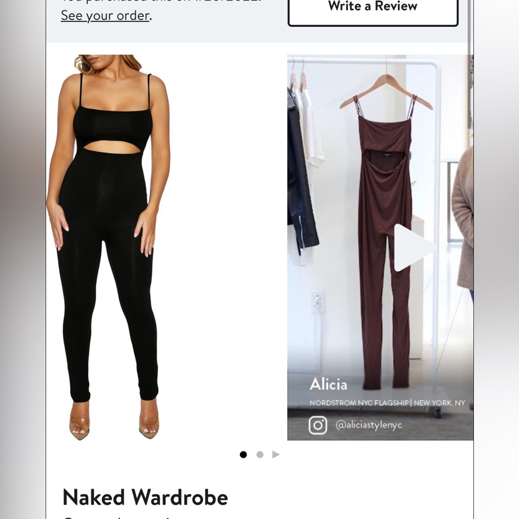 Naked Wardrobe Cut Out Jumpsuit